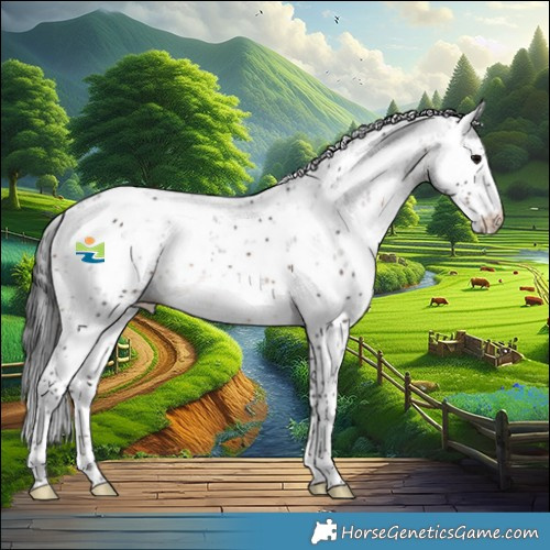 Horse Color:Brown Sabino 