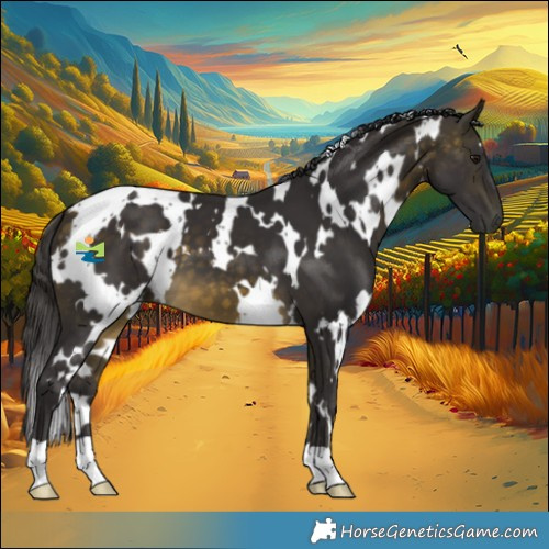 Horse Color:White Spotted Buckskin 