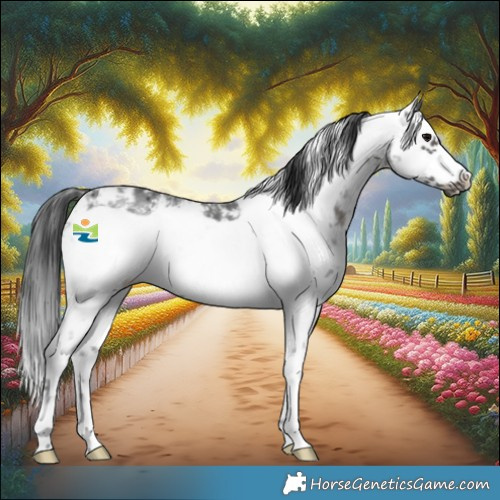 Horse Color:Black Sabino Frame 