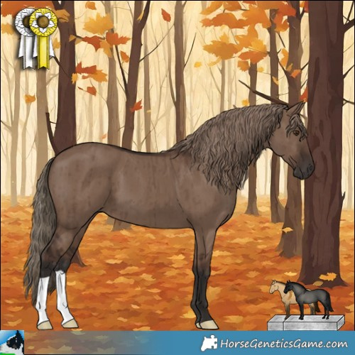 Horse Color:Liver Red Dun Brindle
