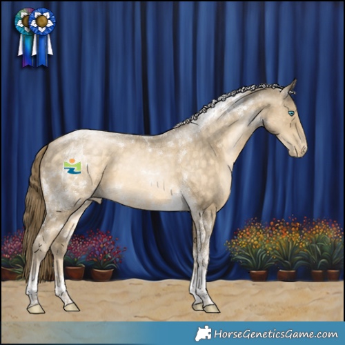 Horse Color:Buckskin Pearl Tobiano 