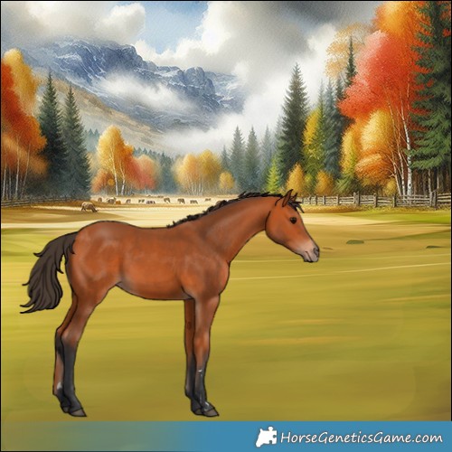 Horse Color:Bay Rabicano