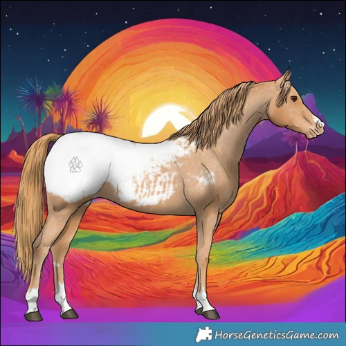 Horse Color:Chestnut Snowcap 