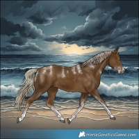 Horse Color:Powder White White Spotted Chocolate Palomino Mushroom Rabicano 