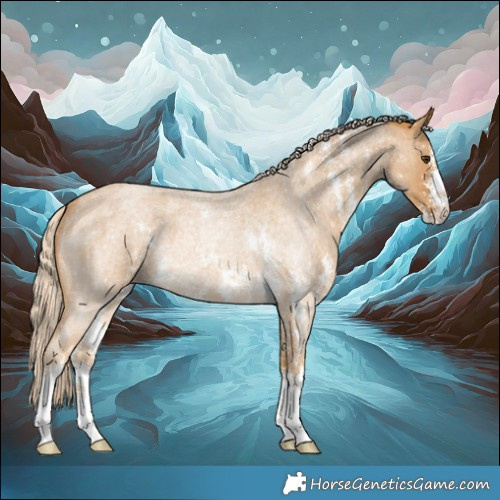 Horse Color:Palomino Roan Sabino