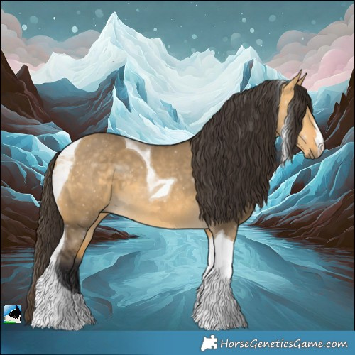 Horse Color:Buckskin Dun Tobiano 