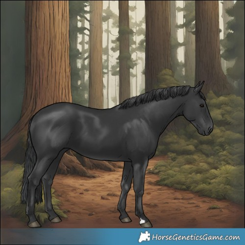 Horse Color:Black 