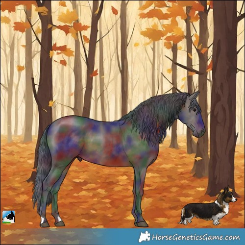 Horse Color:Nacre Brown 