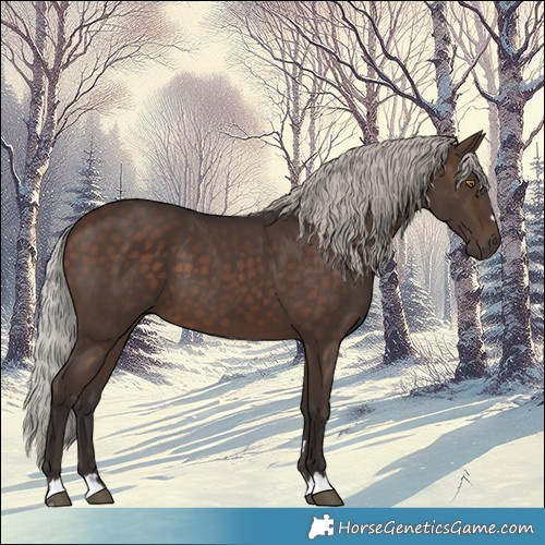 Horse Color:Silver Brown 