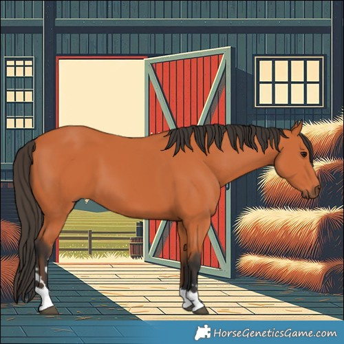 Horse Color:Bay 
