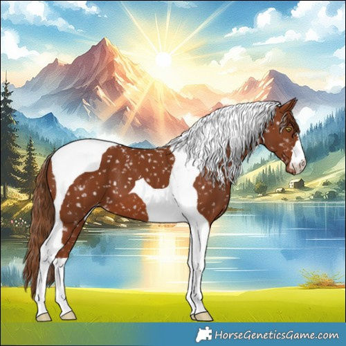 Horse Color:Chestnut Tobiano Appaloosa 