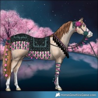 Horse Color:White Spotted Classic Champagne Pearl