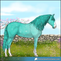 Horse Color:Watercolor Black 