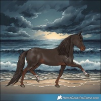 Horse Color:Liver Chestnut  and Liver Chestnut 