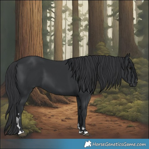 Horse Color:Black 