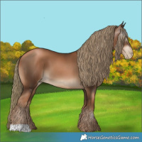 Horse Color:Gray Liver Chestnut Pearl Mushroom 
