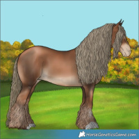 Horse Color:Gray Liver Chestnut Pearl Mushroom 