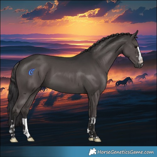 Horse Color:Smoky Black 