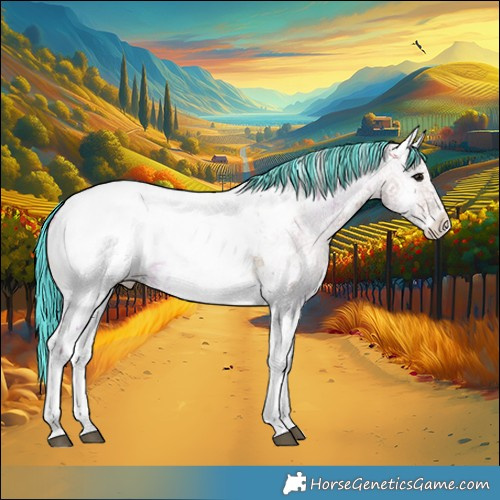Horse Color:Painted White Spotted Silver Bay Ice Onyx Sabino Snowcap Rabicano 