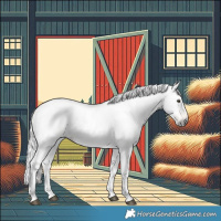 Horse Color:Gray Palomino Roan Dun Tobiano