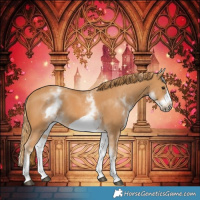 Horse Color:White Spotted Chestnut Frame 