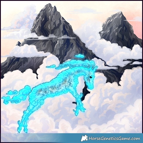 Horse Color:Nacre Thunderstruck White Spotted Brown Ice Onyx 