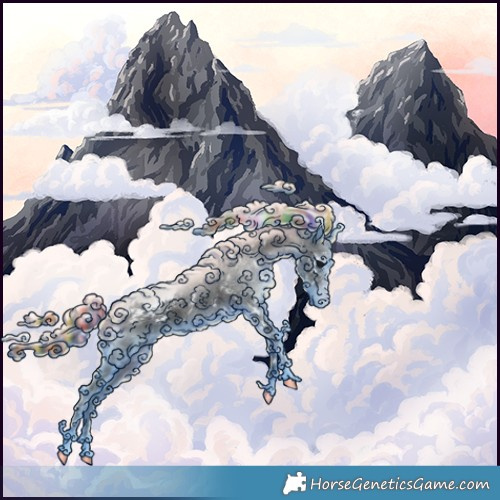 Horse Color:Painted White Spotted Black Appaloosa 