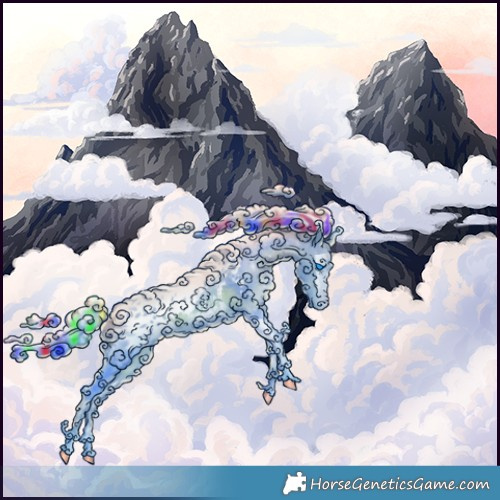 Horse Color:Painted Watercolor Brown Splash Blanket Rabicano 