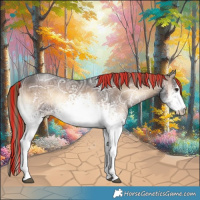 Horse Color:Painted White Spotted Liver Red Onyx Ice 