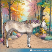 Horse Color:Painted White Spotted Liver Red Onyx Ice 