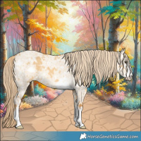 Horse Color:Palomino Ice Dun 