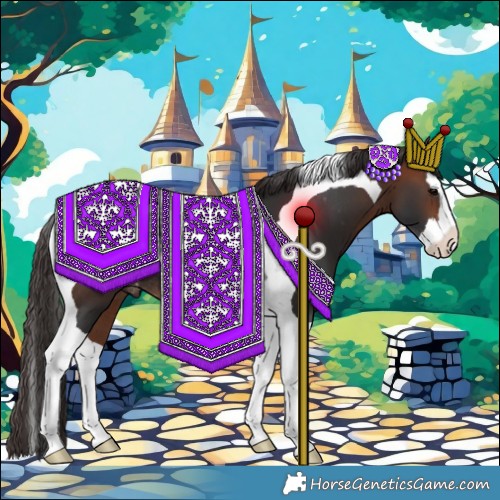Horse Color:Bay Splash Tobiano Appaloosa Rabicano 