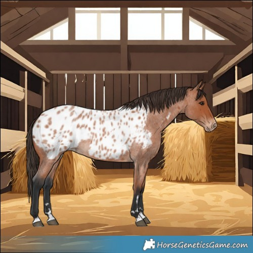 Horse Color:Bay Roan Blanket 