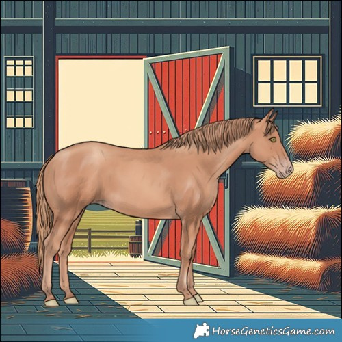 Horse Color:Gold Champagne Rabicano 