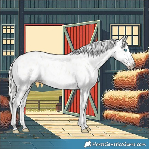 Horse Color:Cremello Appaloosa 