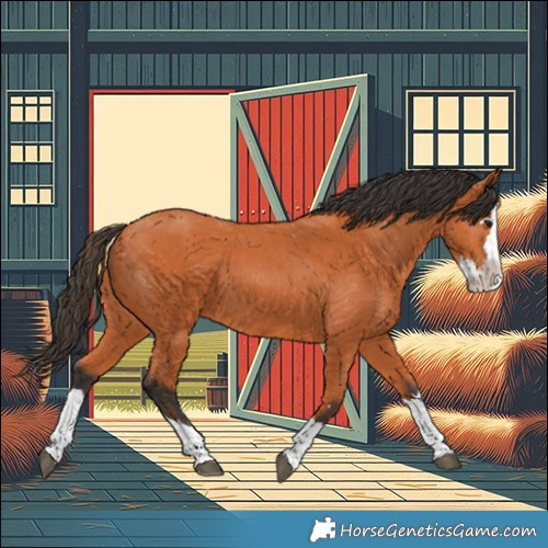 Horse Color:Bay Splash 