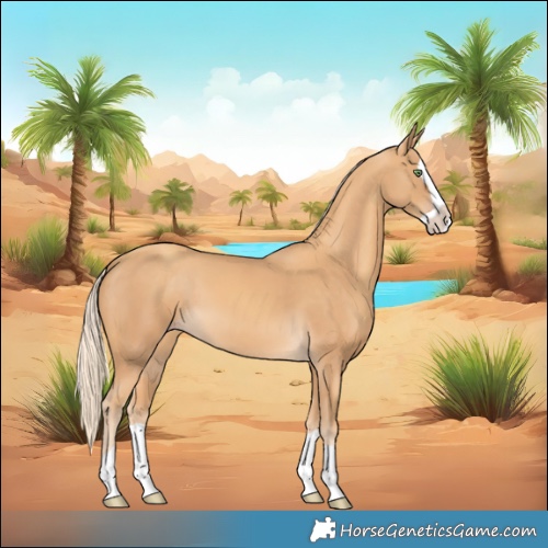 Horse Color:Gold Cream Champagne Splash 