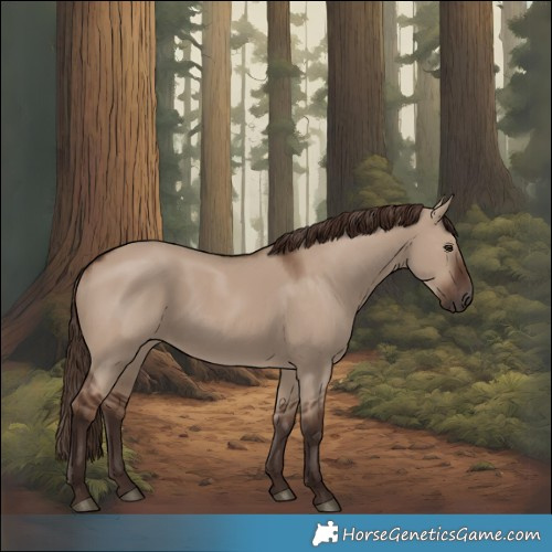 Horse Color:Liver Red Dun 