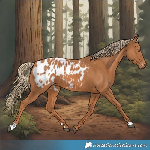 Horse Color:Chestnut Appaloosa