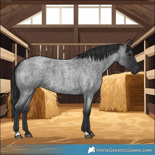 Horse Color:Blue Roan 