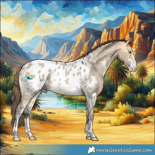Horse Color:Buckskin Dun Sabino Appaloosa 