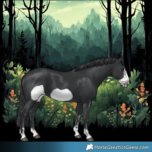 Horse Color:Black Frame 