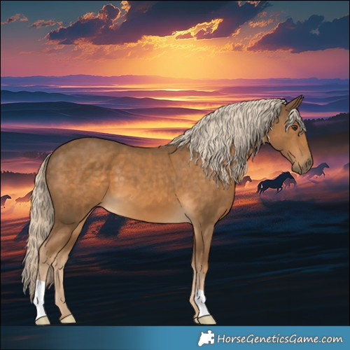Horse Color:Chocolate Palomino 