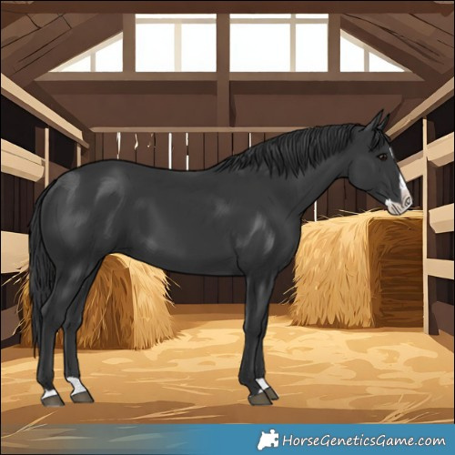 Horse Color:Black Splash 