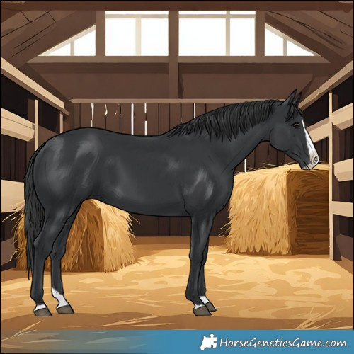 Horse Color:Black Splash 