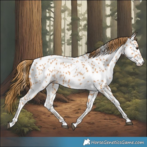 Horse Color:Chestnut Appaloosa