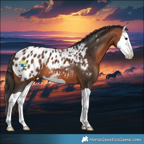 Horse Color:Bay Splash Blanket 