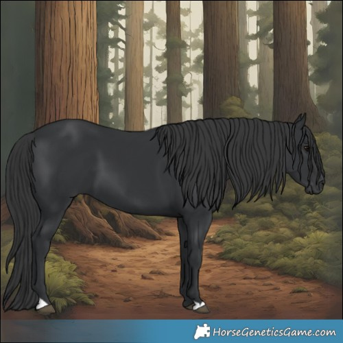 Horse Color:Black 
