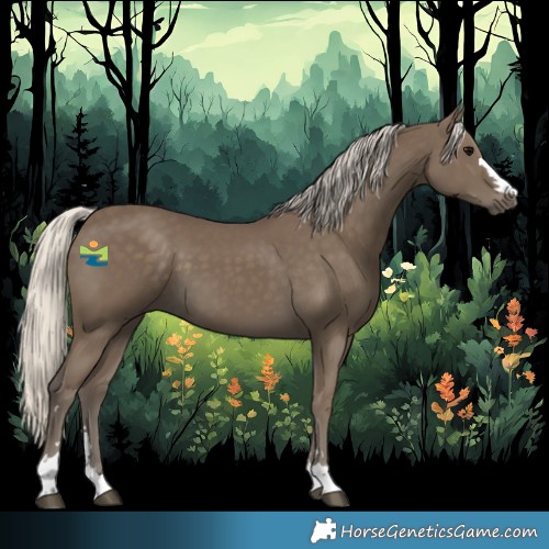 Horse Color:Silver Smoky Black