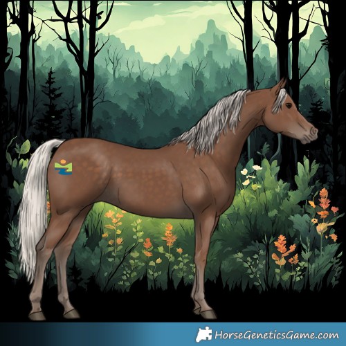 Horse Color:Silver Black